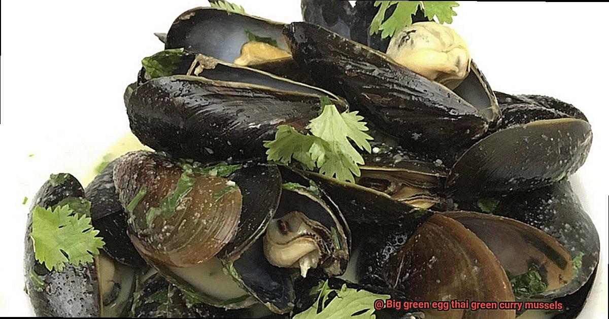 Big green egg thai green curry mussels-14