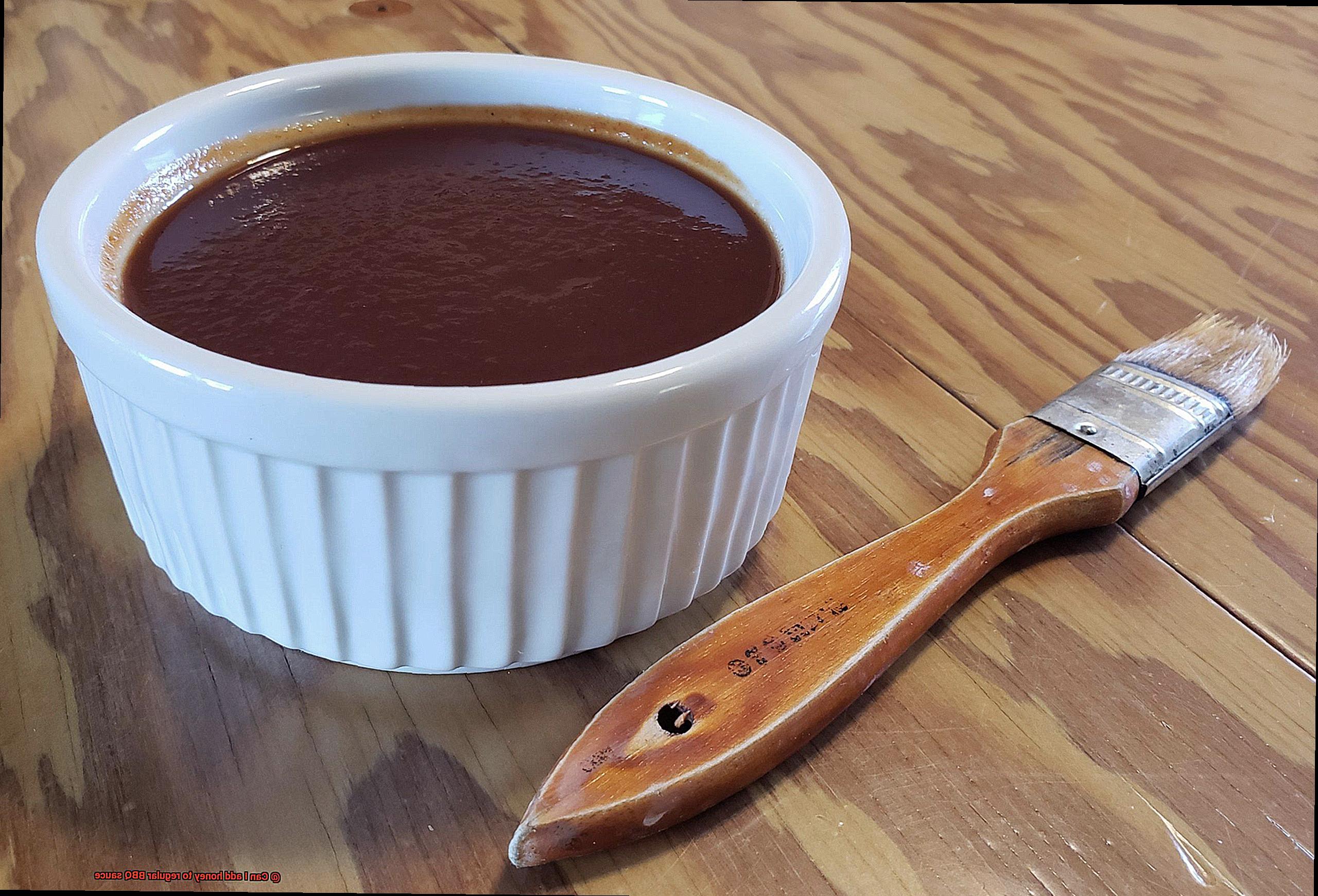 Can I add honey to regular BBQ sauce-3