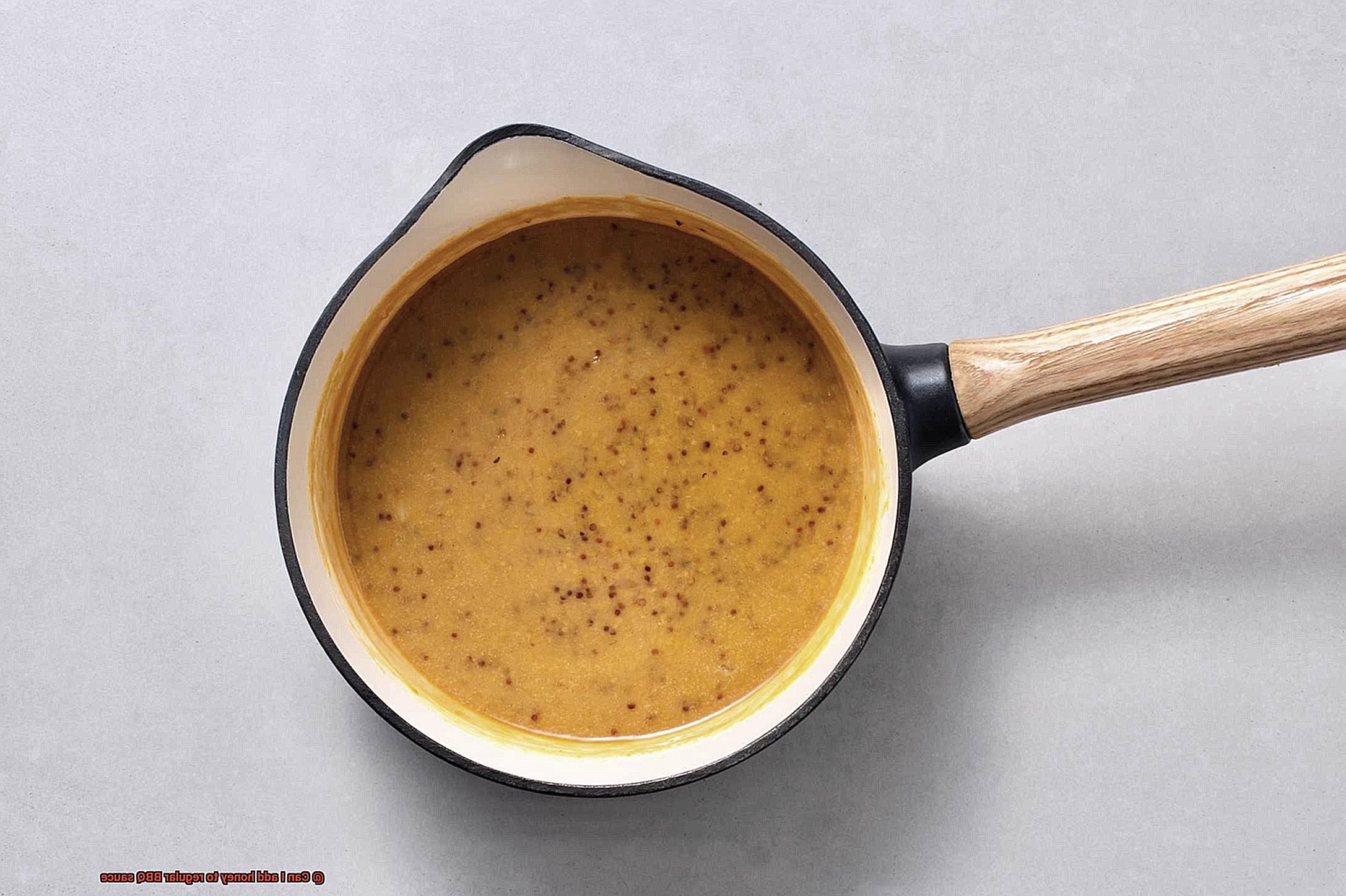 Can I add honey to regular BBQ sauce-5