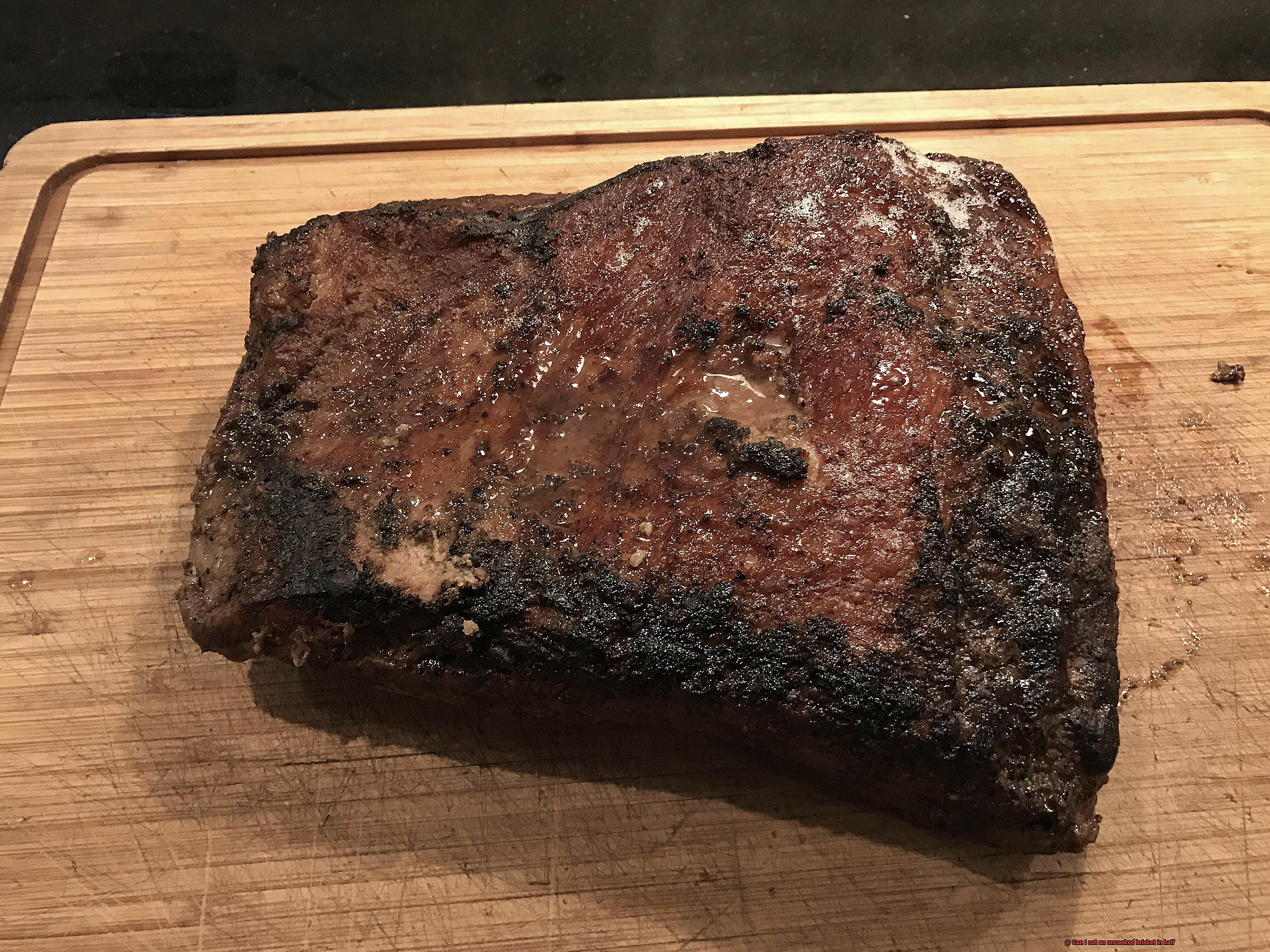 Can I cut an uncooked brisket in half-8