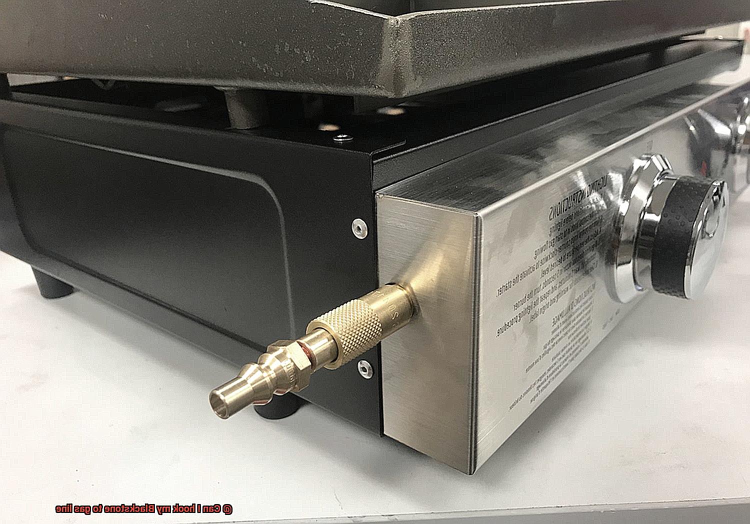 Can I hook my Blackstone to gas line-7