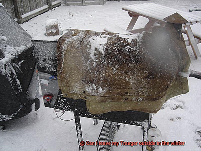 Can I leave my Traeger outside in the winter -4
