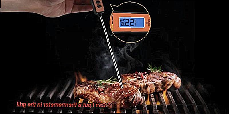 Can I put a thermometer in the grill-2