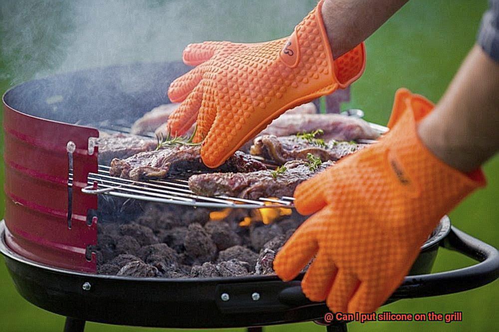 Can I put silicone on the grill-6