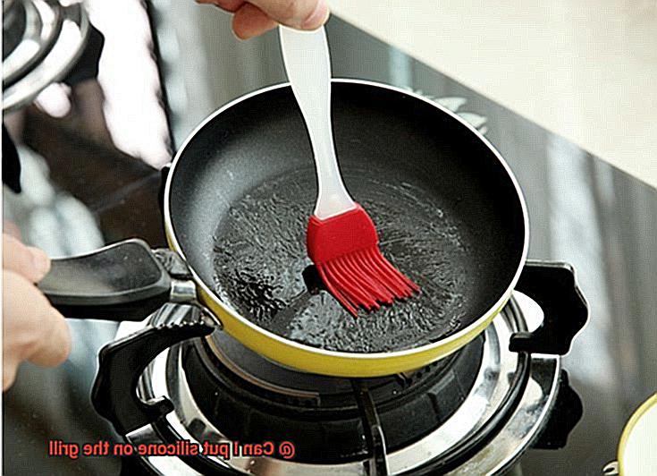 Can I put silicone on the grill-9