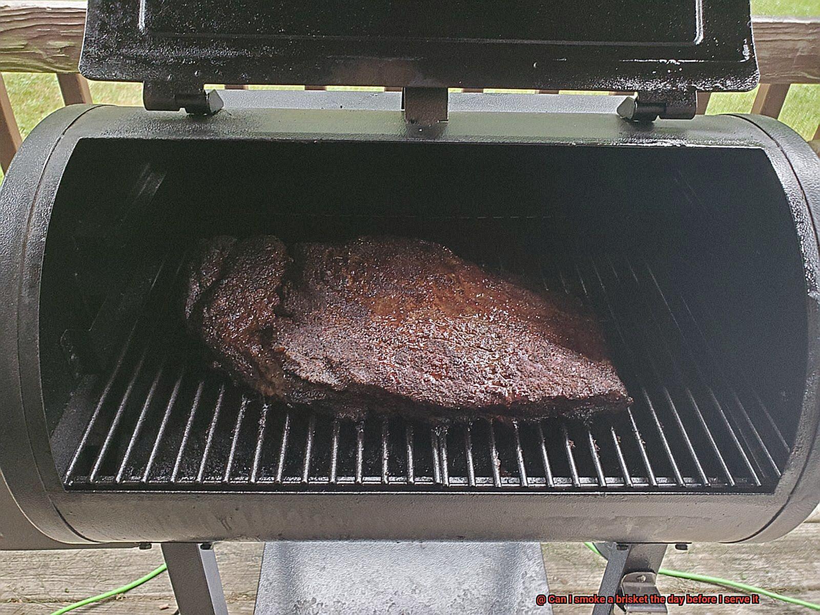 Can I smoke a brisket the day before I serve it-5