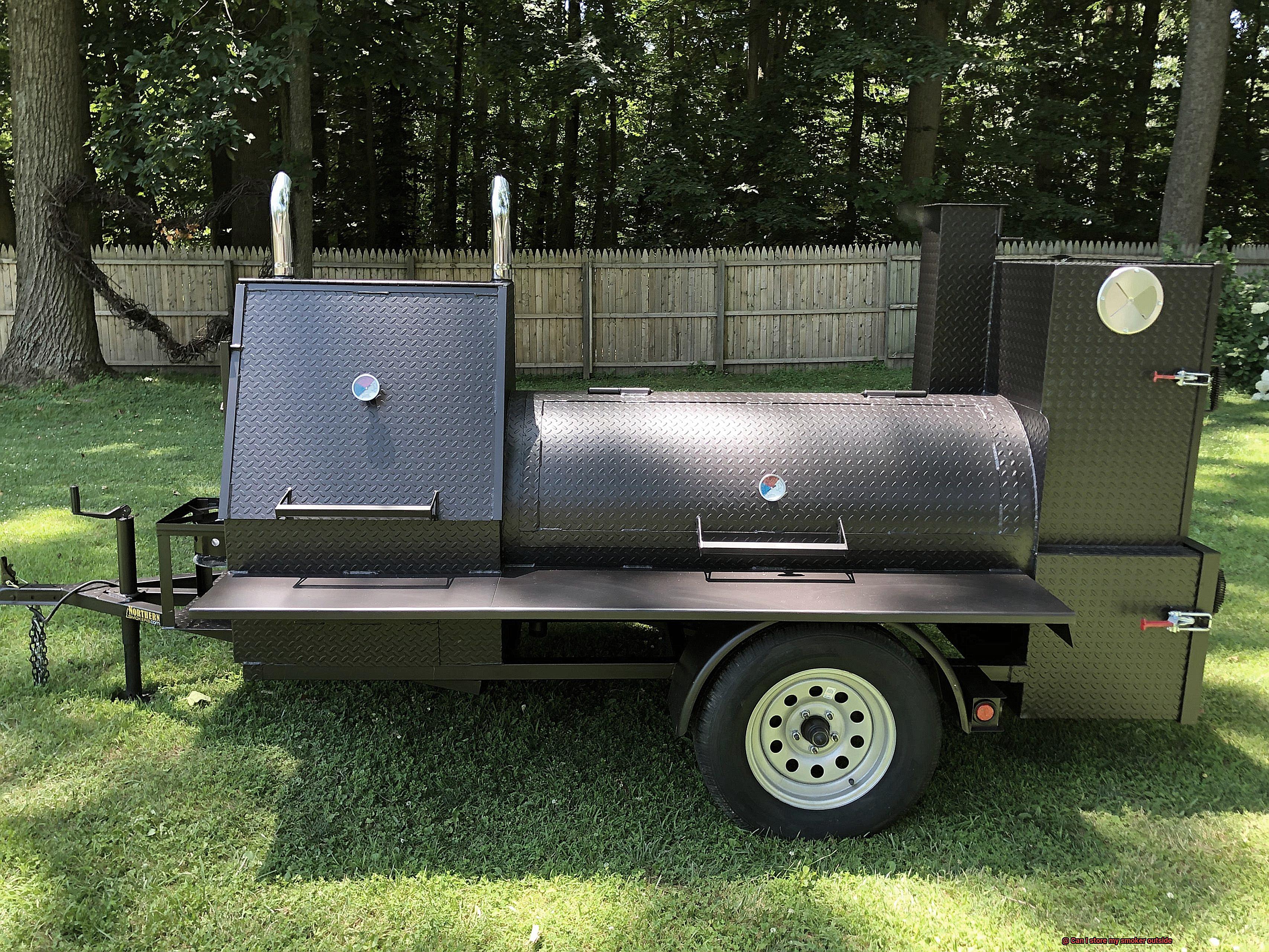 Can I store my smoker outside -3