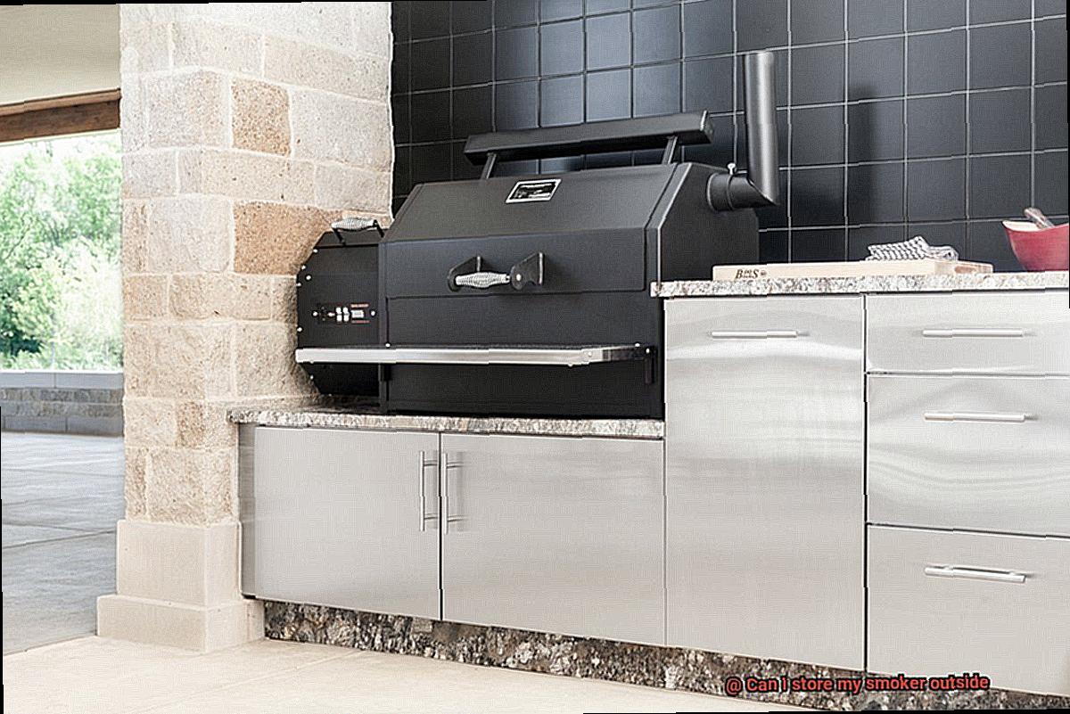 Can I store my smoker outside -4