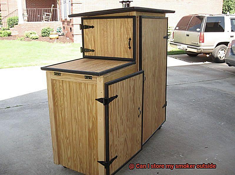 Can I store my smoker outside -2