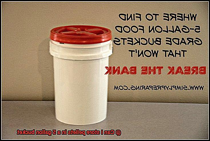 Can I store pellets in a 5 gallon bucket -2