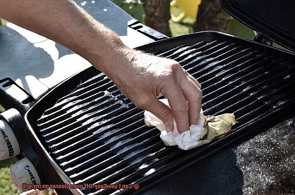 Can I use Easy-Off oven cleaner on my grill-2