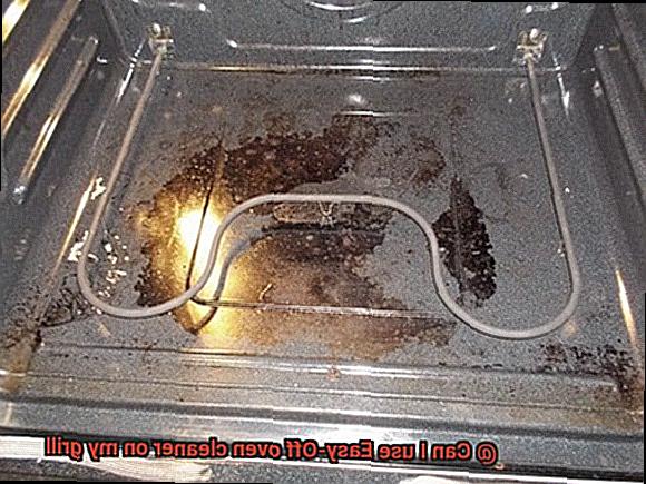 Can I use Easy-Off oven cleaner on my grill-4