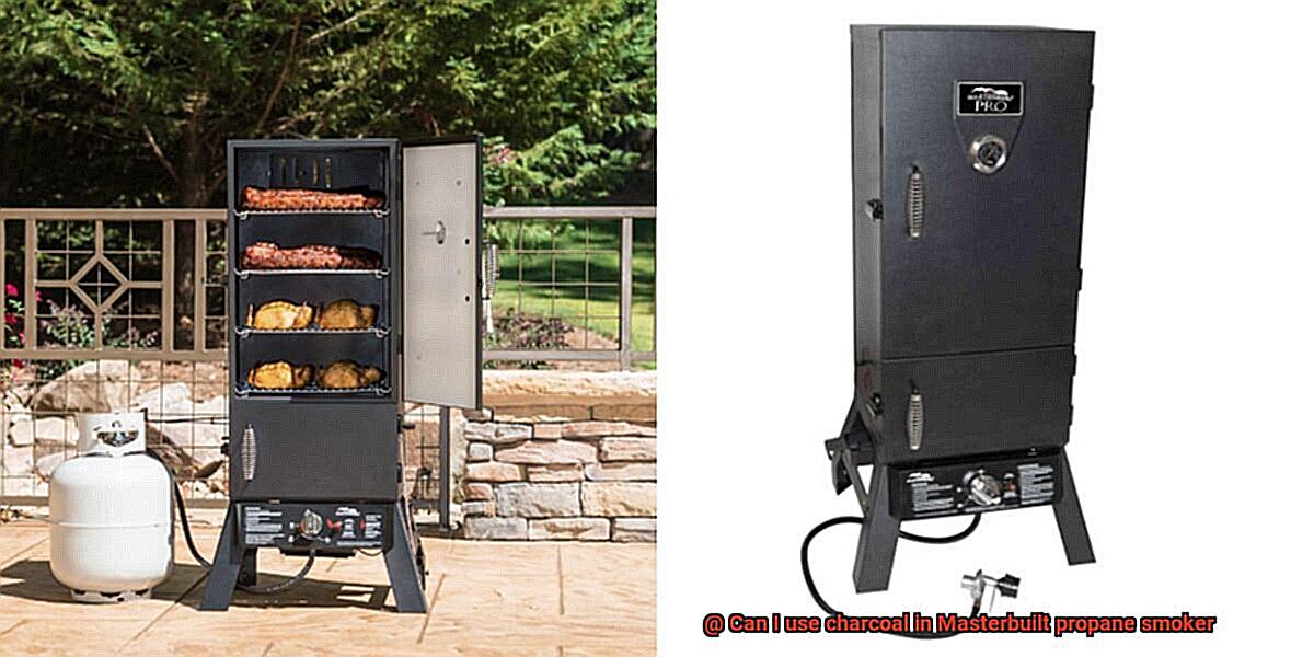 Can I use charcoal in Masterbuilt propane smoker-6