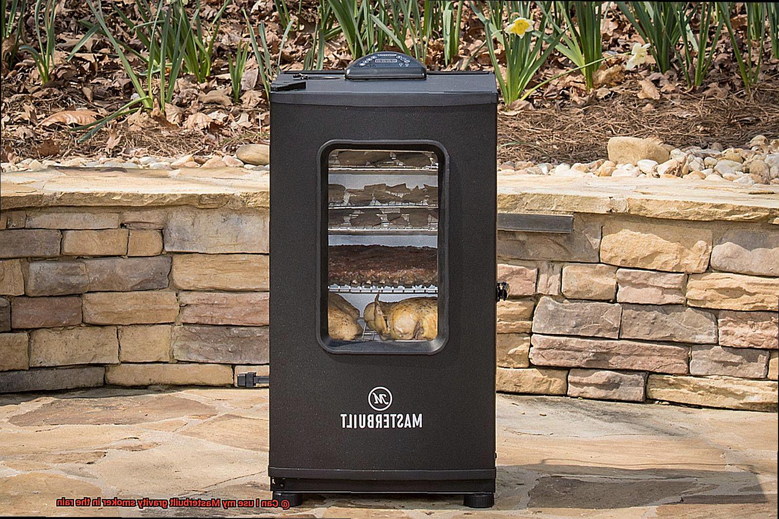 Can I use my Masterbuilt gravity smoker in the rain? Pastime Bar And Grill