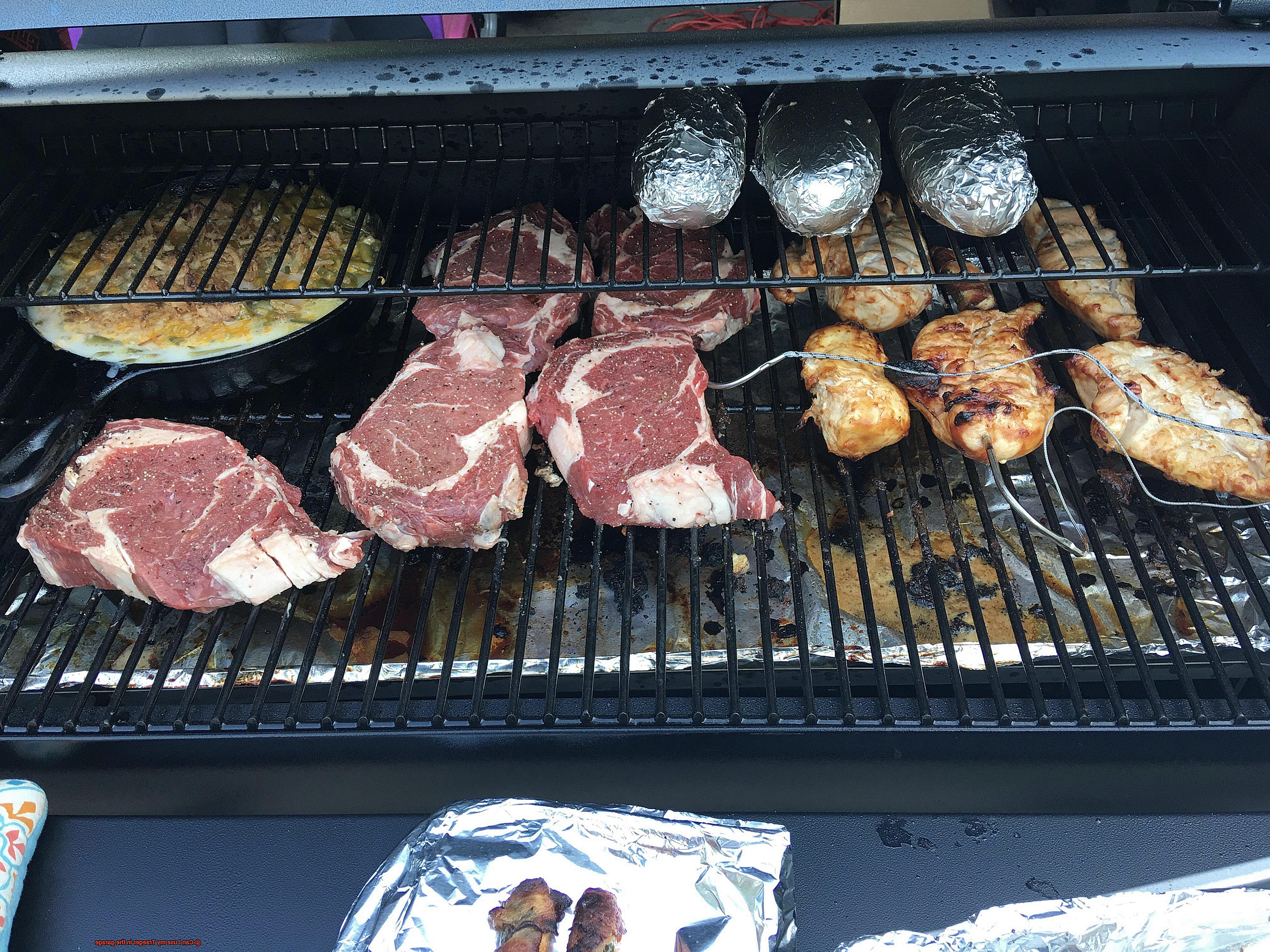 Can I use my Traeger in the garage-6