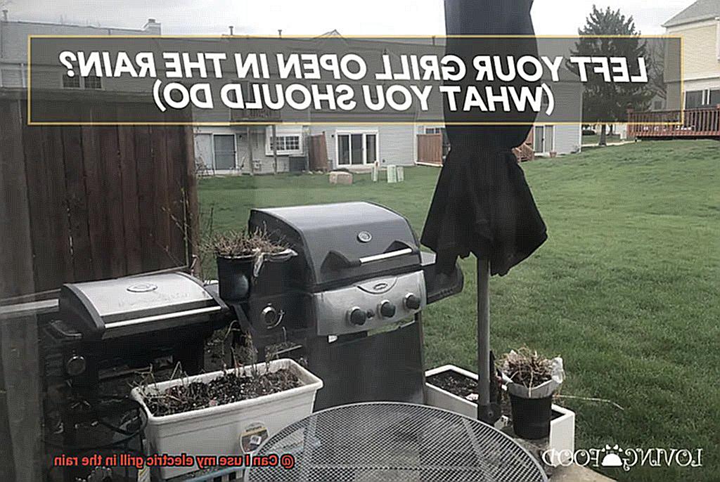 Can I use my electric grill in the rain-3