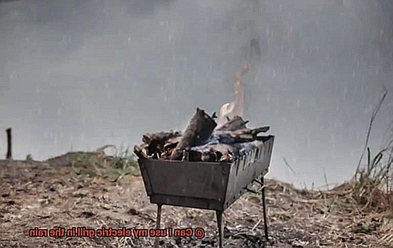 Can I use my electric grill in the rain-2