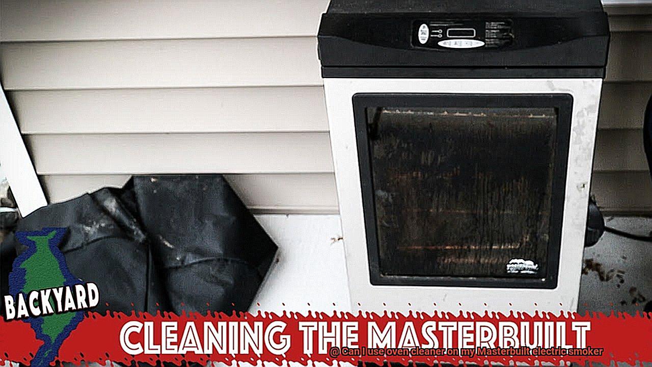 Can I use oven cleaner on my Masterbuilt electric smoker? Pastime Bar
