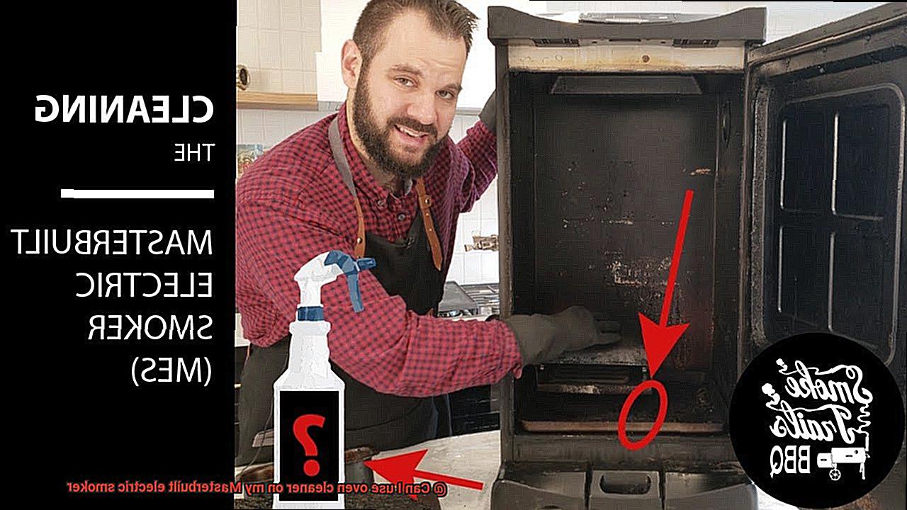 Can I use oven cleaner on my Masterbuilt electric smoker-3