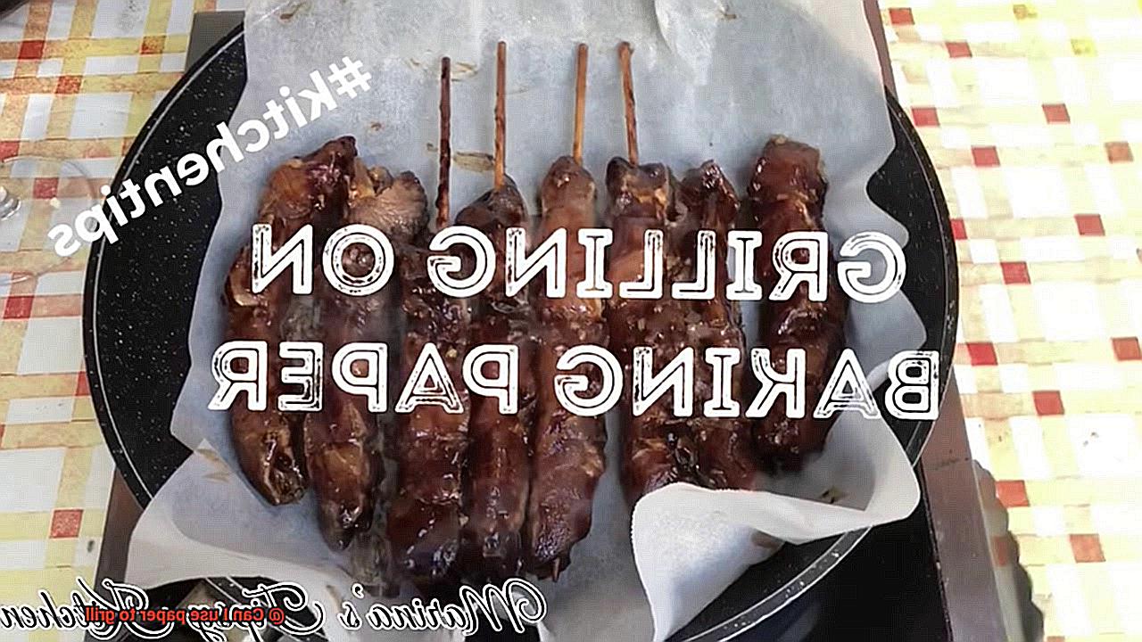 Can I use paper to grill-2