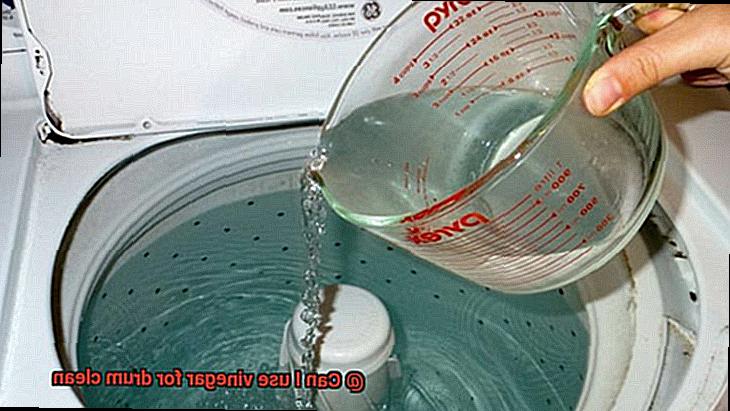 Can I use vinegar for drum clean-8