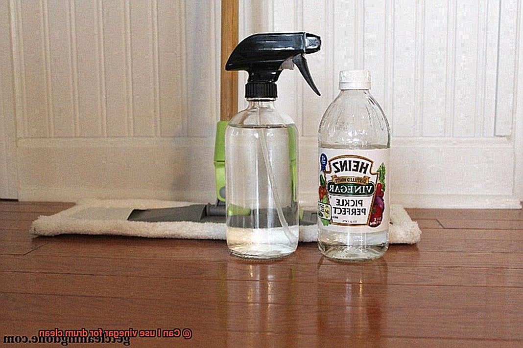 Can I use vinegar for drum clean? Pastime Bar And Grill