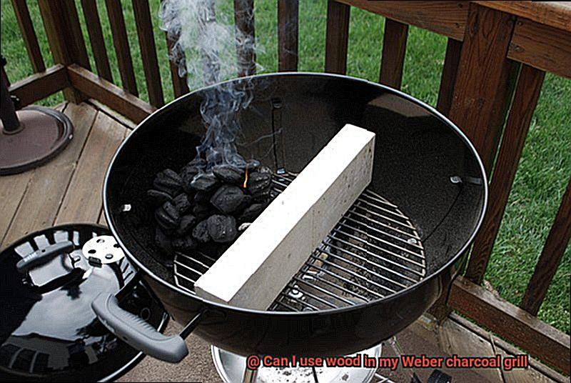 Can I use wood in my Weber charcoal grill-4
