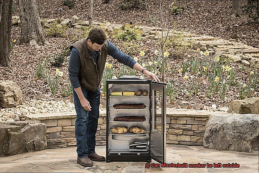 Can Masterbuilt smoker be left outside-6