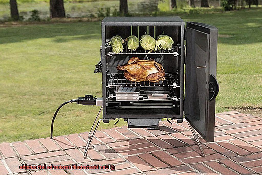 Can Masterbuilt smoker be left outside-3