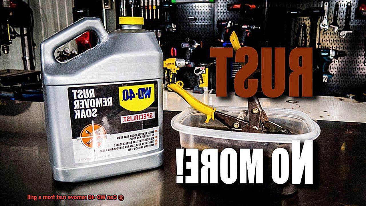 Can WD-40 remove rust from a grill-4