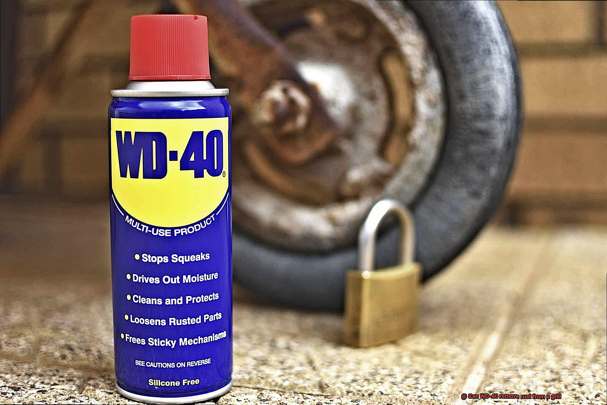 Can WD-40 remove rust from a grill-3