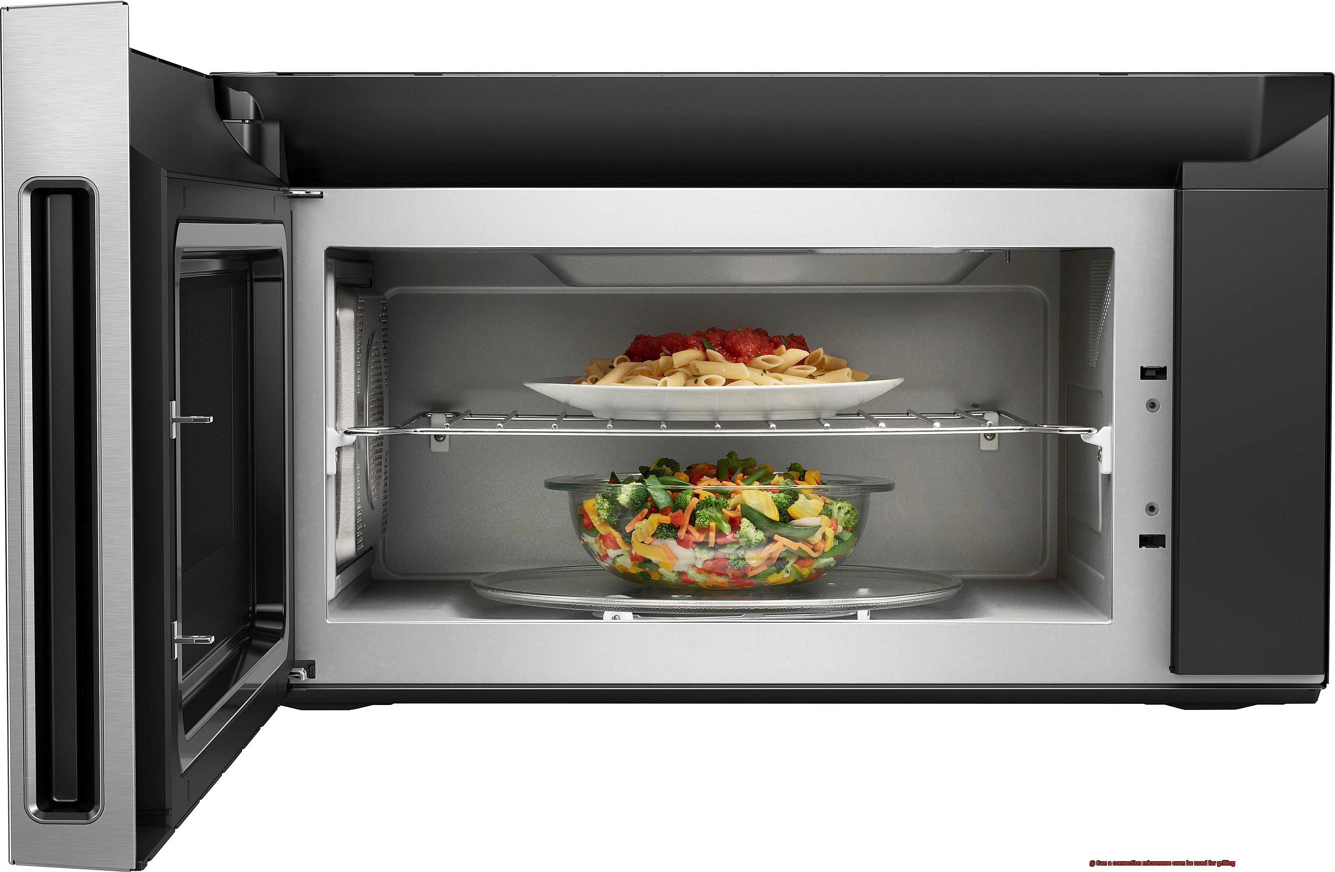 Can a convection microwave oven be used for grilling-8