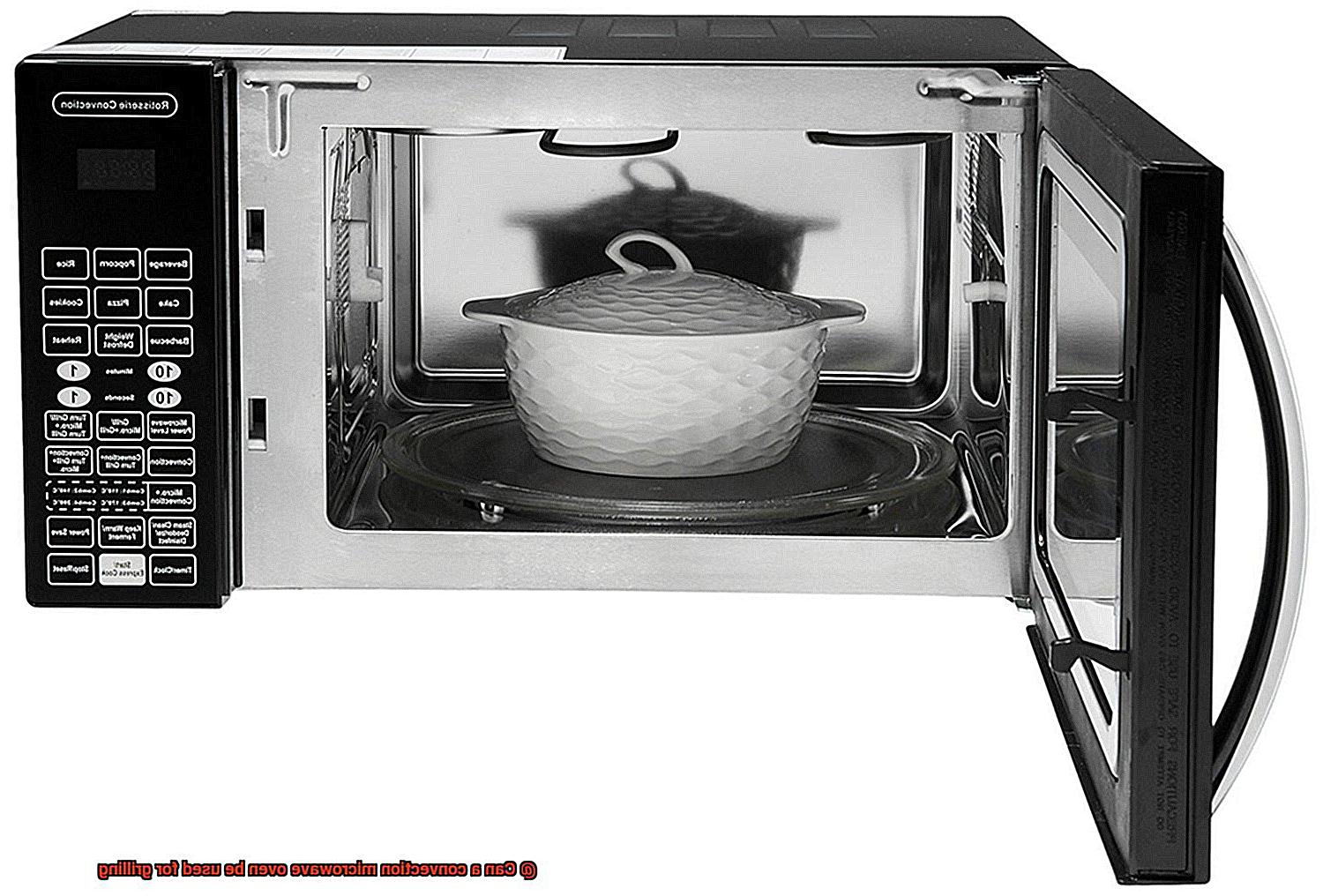 Can a convection microwave oven be used for grilling? Pastime Bar And