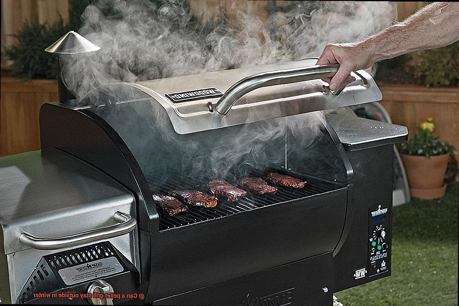 Can a pellet grill stay outside in winter-7