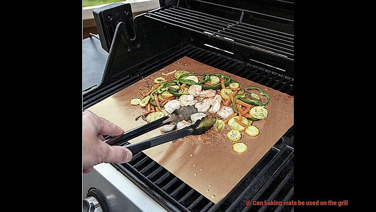 Can baking mats be used on the grill-2