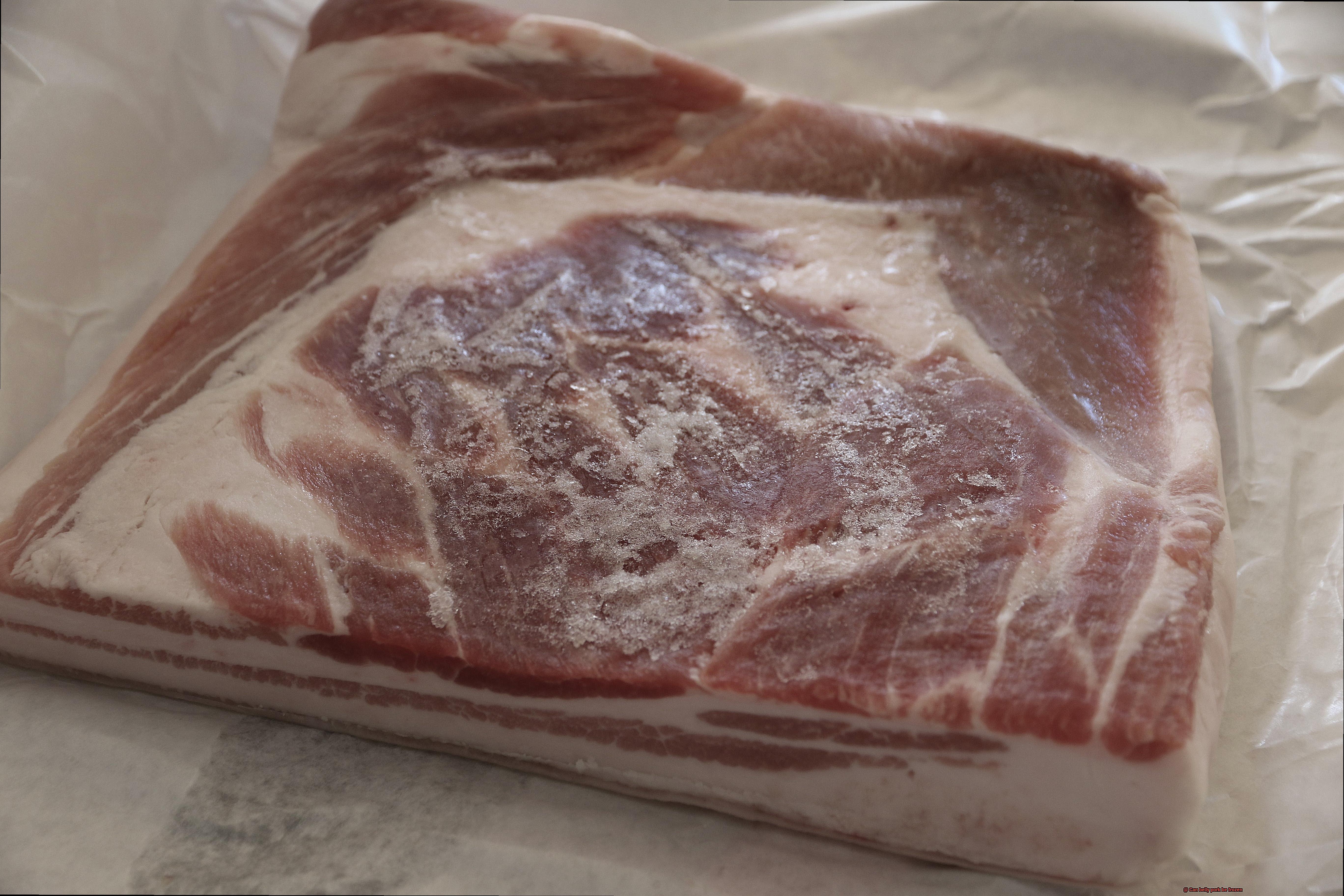 Can belly pork be frozen-4