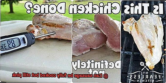 Can sausage be fully cooked but still pink-3