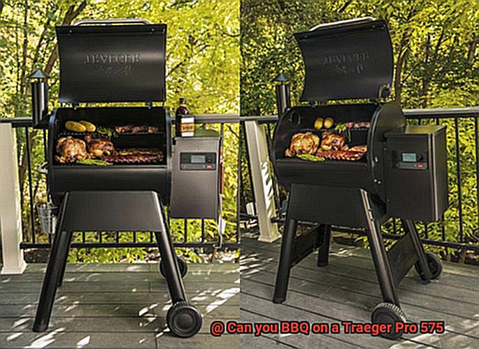 Can you BBQ on a Traeger Pro 575-2