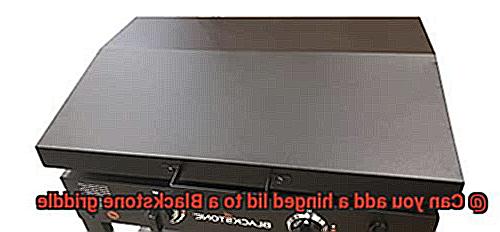 Can you add a hinged lid to a Blackstone griddle-4