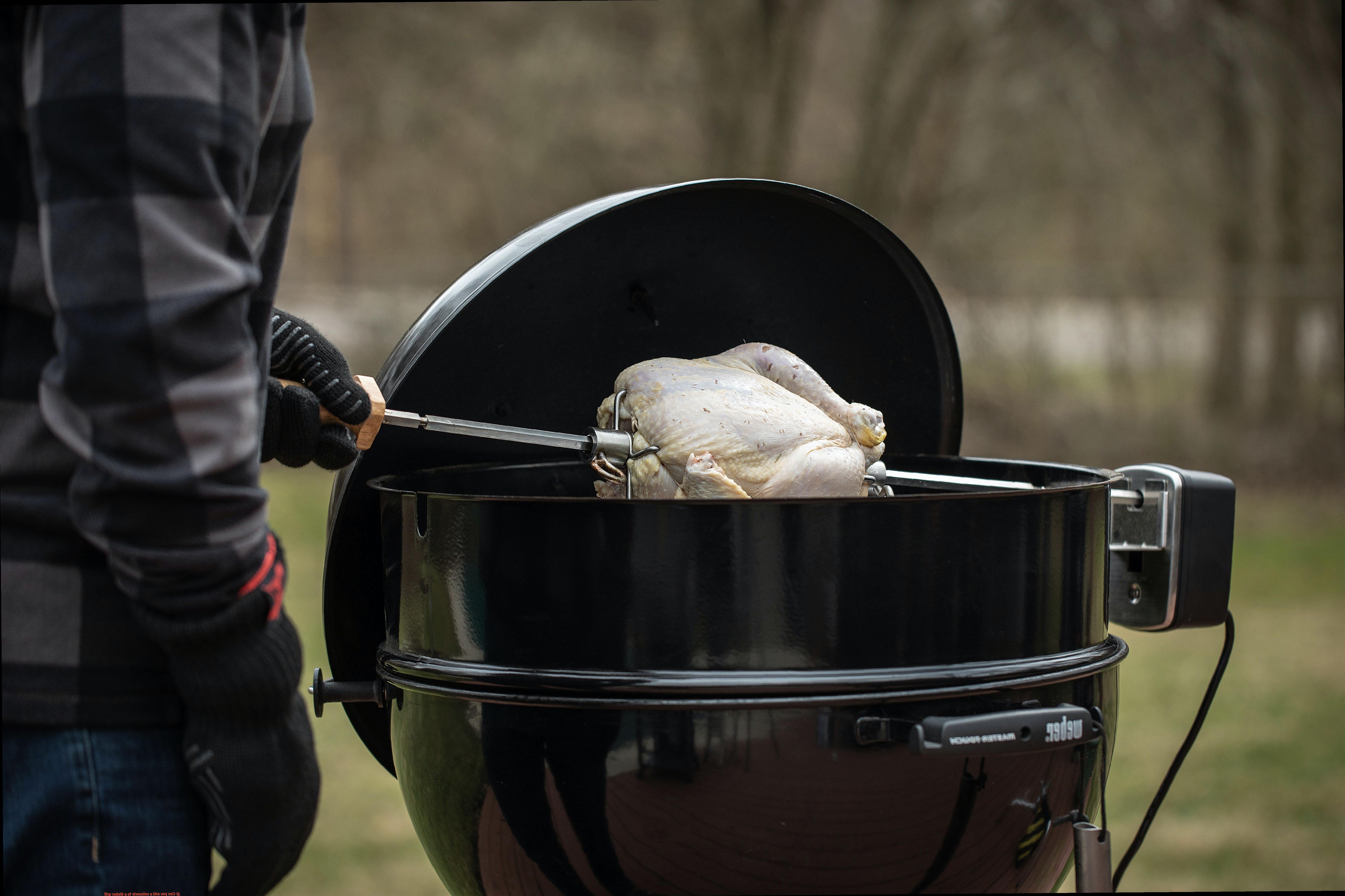 Can you add a rotisserie to a Weber grill-2