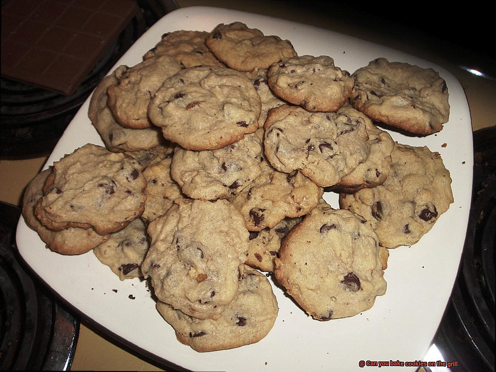 Can you bake cookies on the grill-3