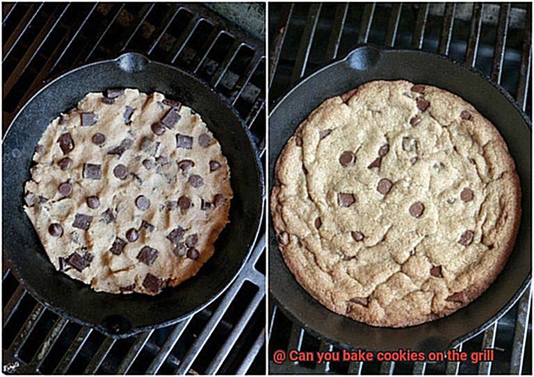 Can you bake cookies on the grill-2