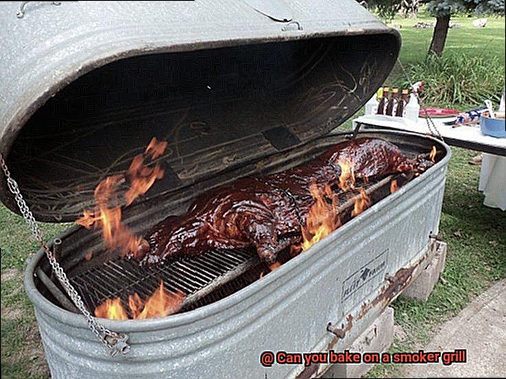 Can you bake on a smoker grill -5
