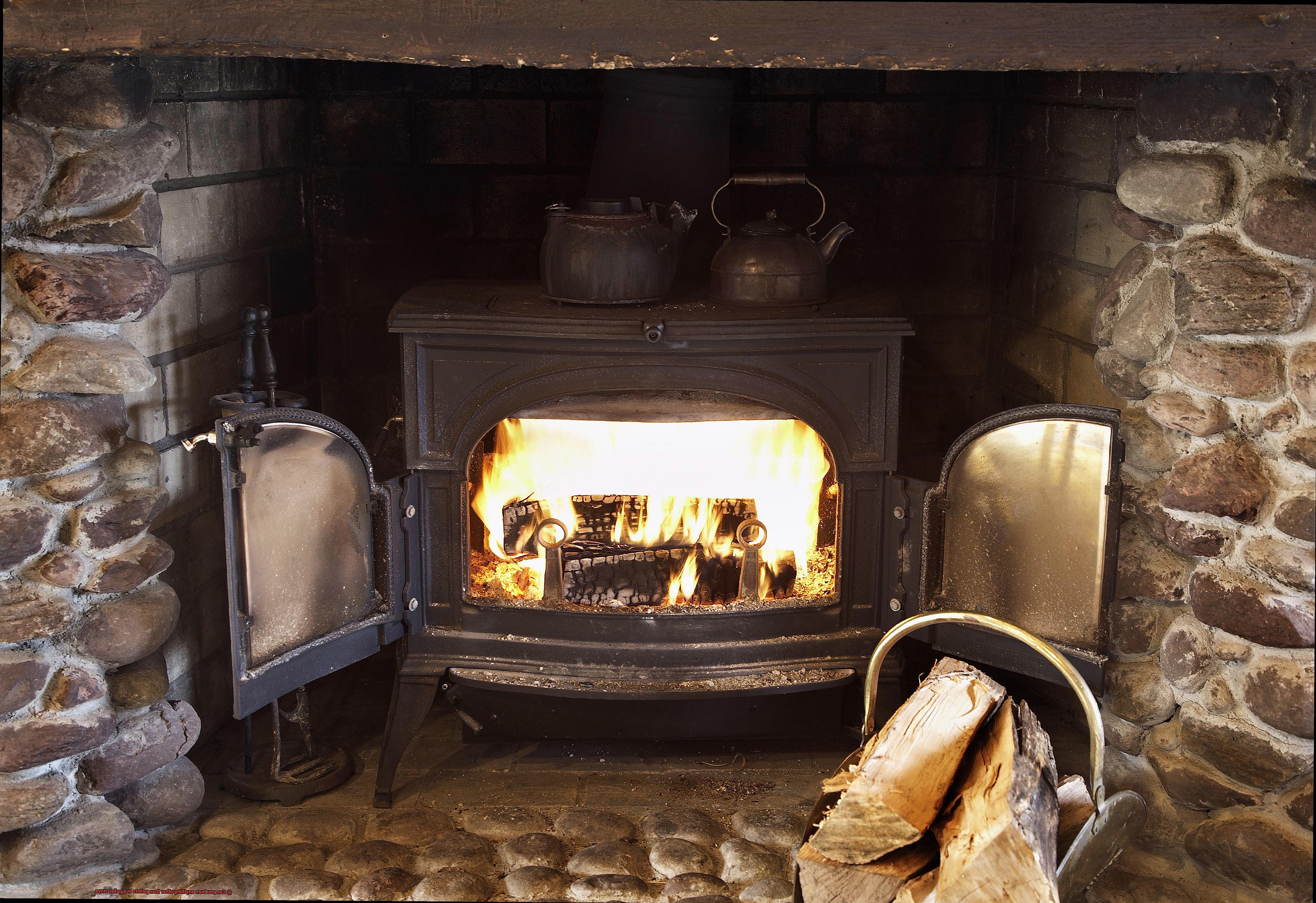 Can you burn anything other than pellets in a pellet stove-2
