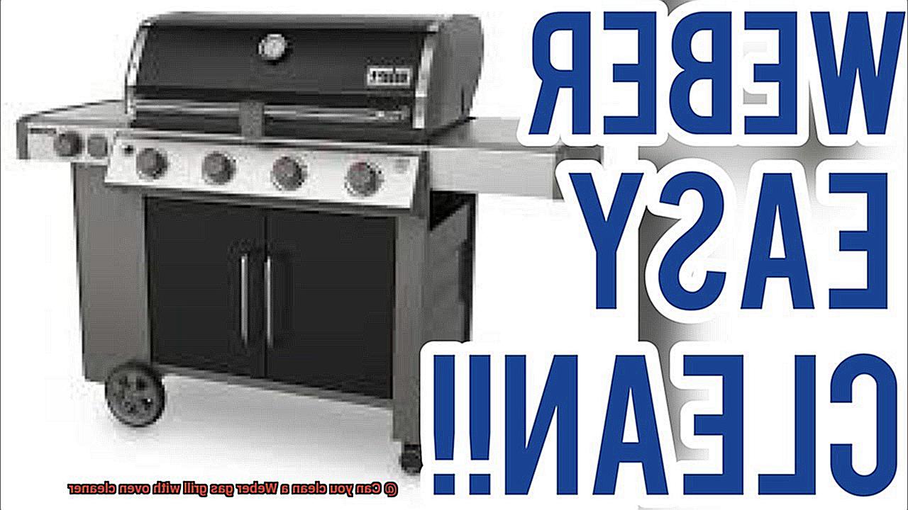 Can you clean a Weber gas grill with oven cleaner-6