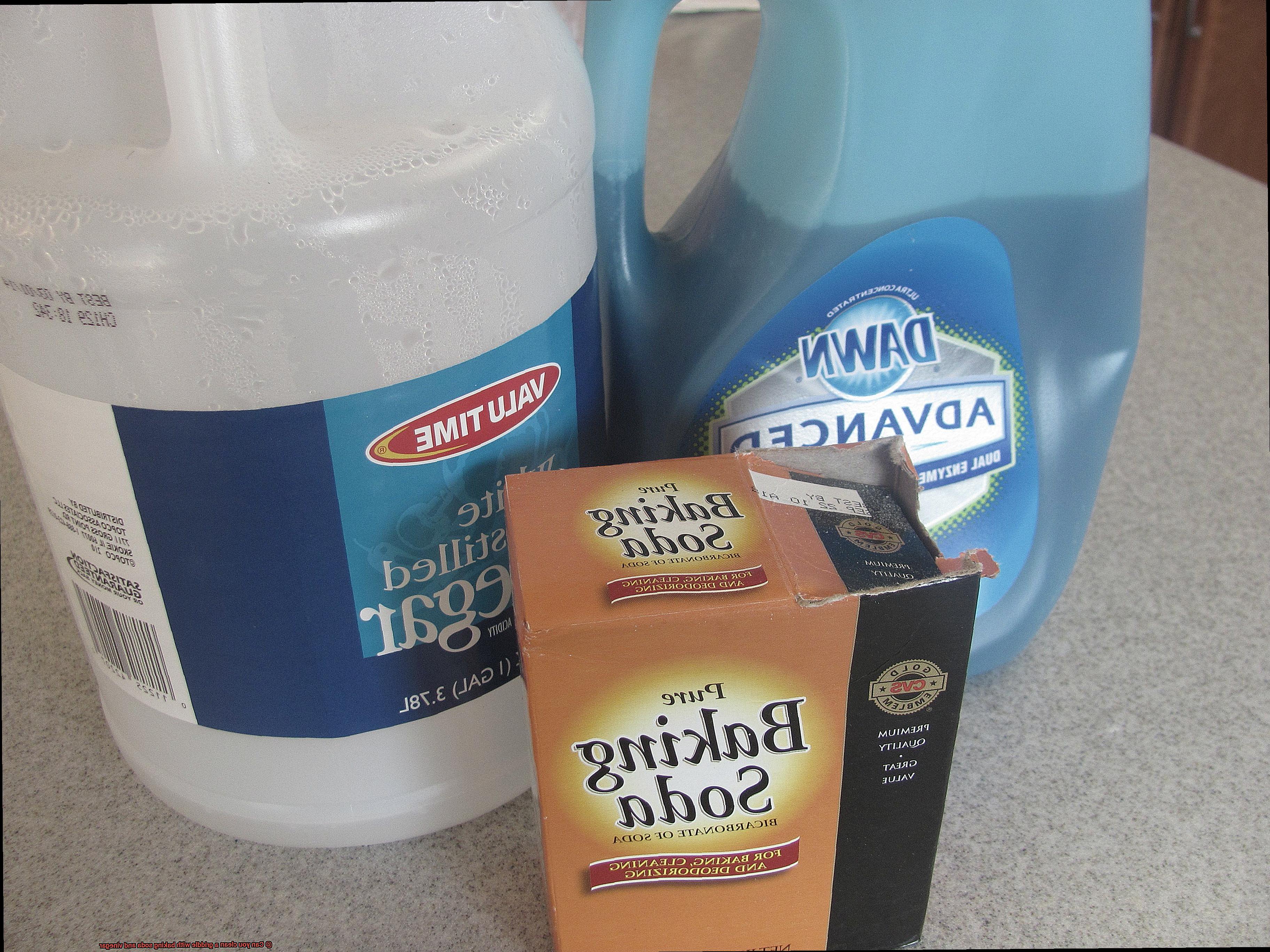 Can you clean a griddle with baking soda and vinegar-6