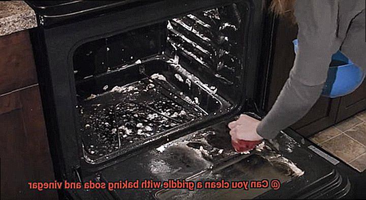 Can you clean a griddle with baking soda and vinegar-2