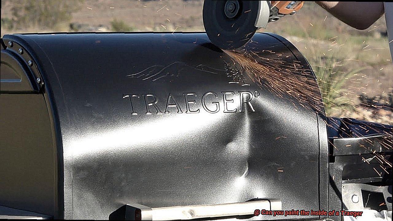 Can you paint the inside of a Traeger? Pastime Bar And Grill