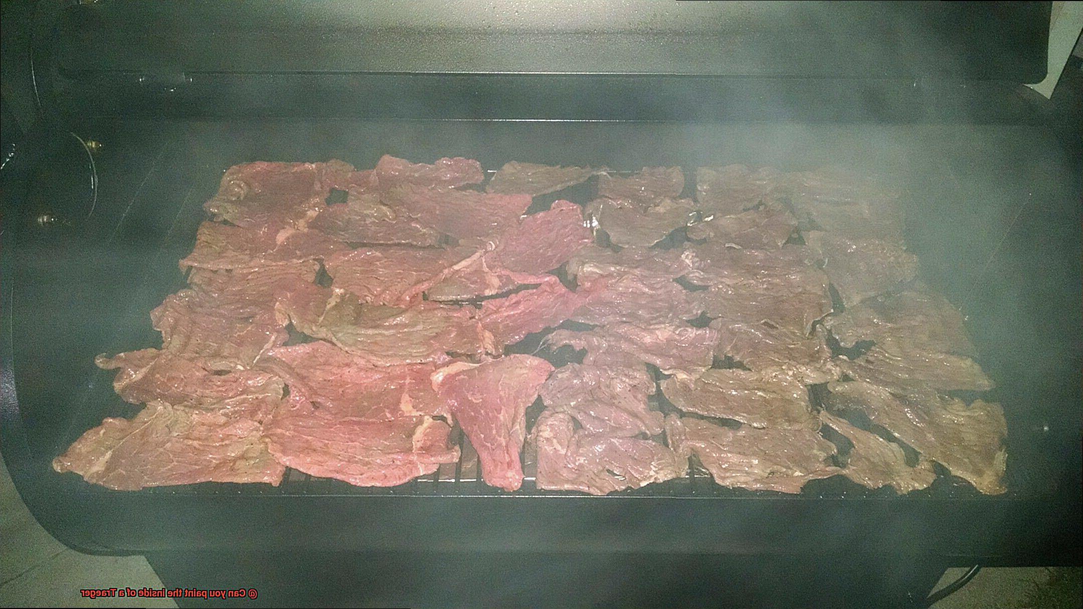 Can you paint the inside of a Traeger-2