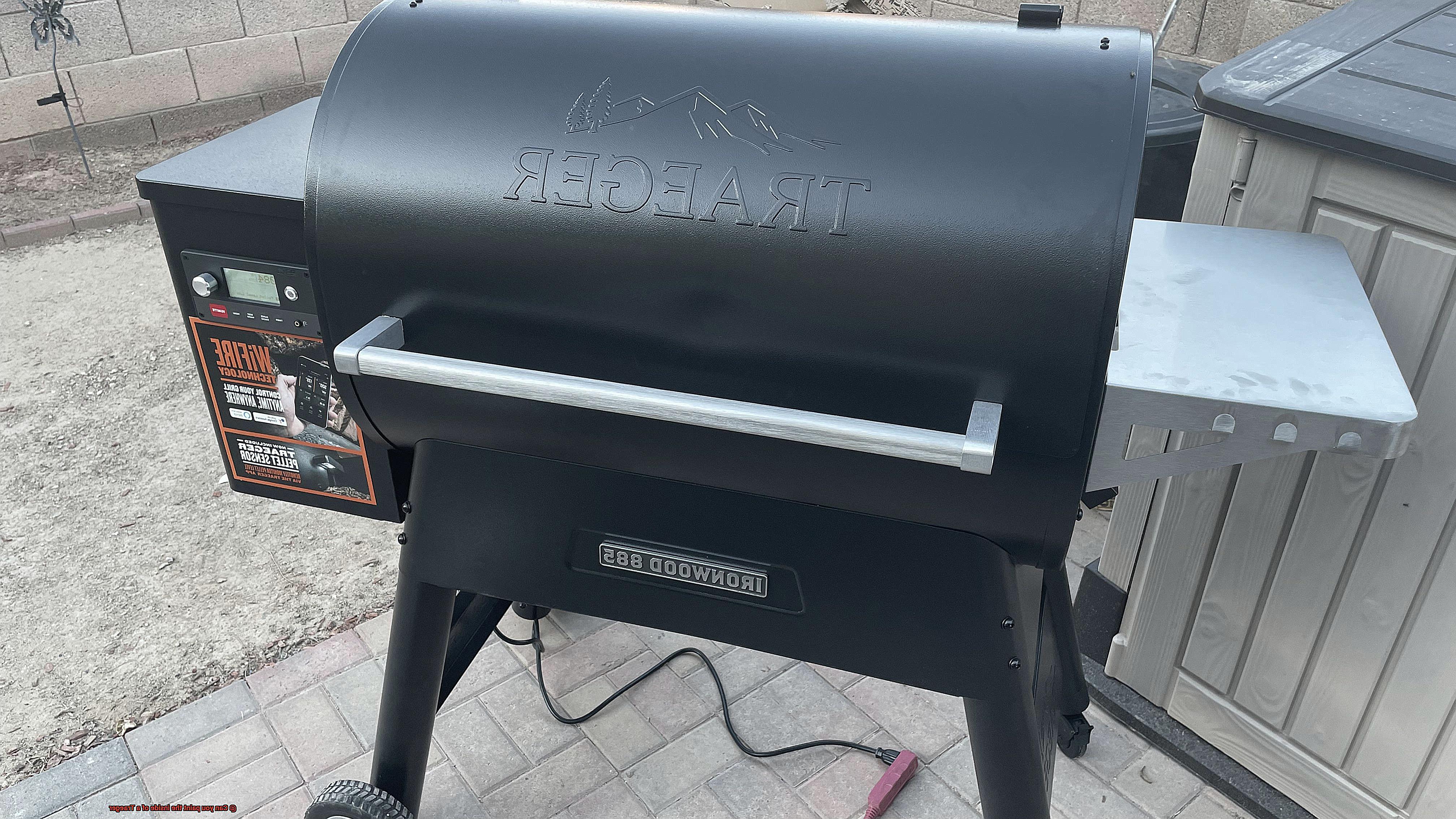 Can you paint the inside of a Traeger-8